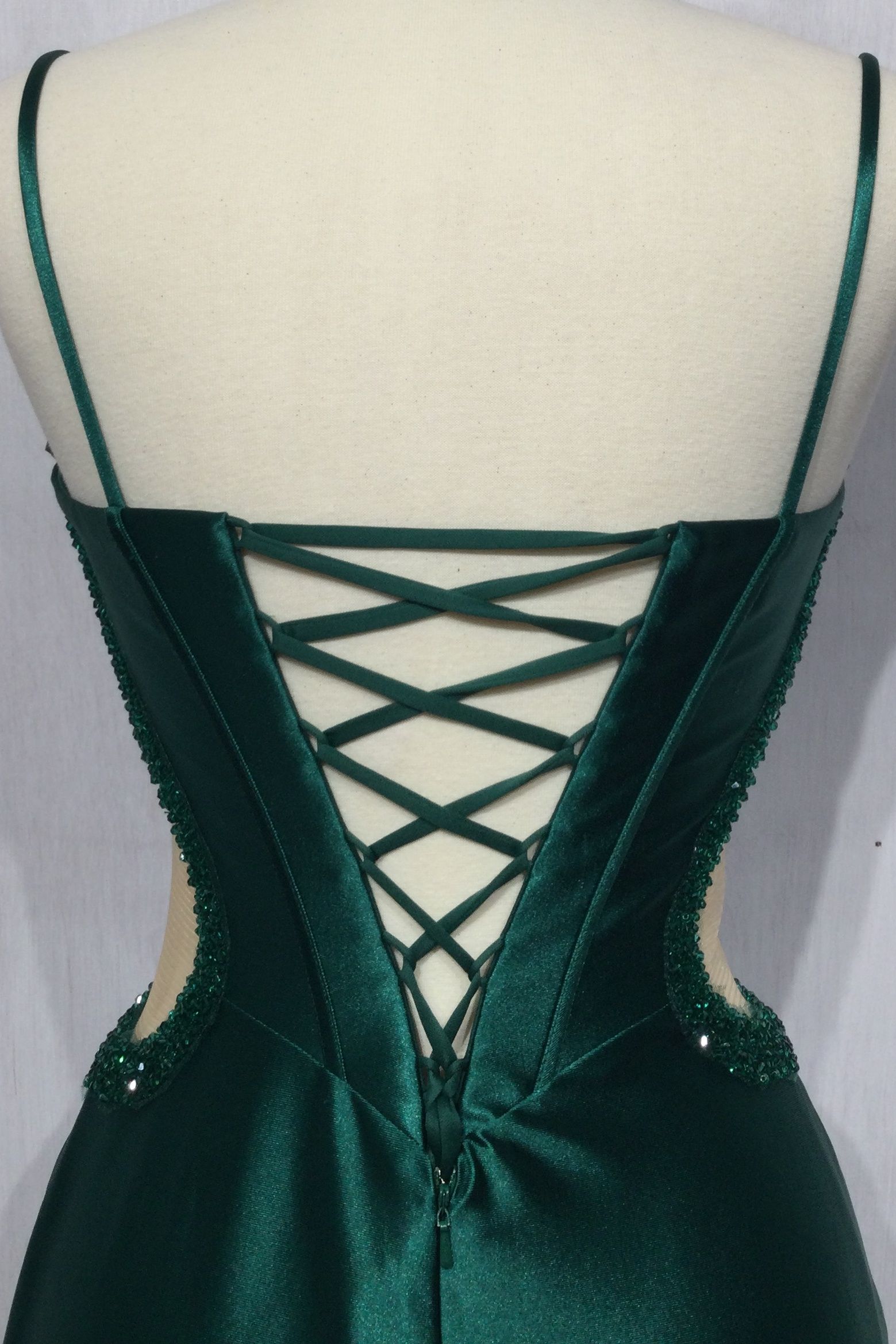 Sheer-Side Strapless Long Prom Dress CD273 - Image 6