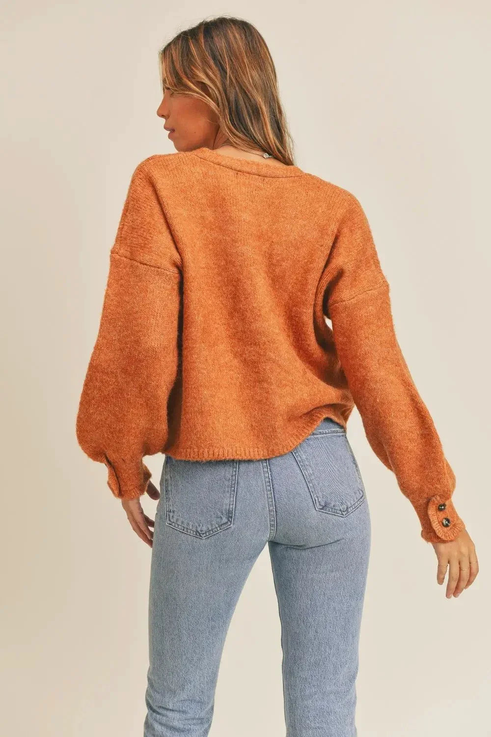 MABLE Long Sleeve Button Down Sweater Cardigan - Image 2